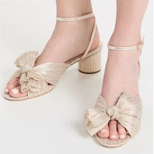 Loeffler Randall Dahlia Pleated Bow Heels